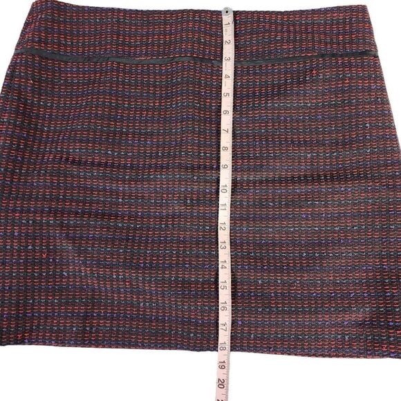 ANN TAYLOR LOFT Eggplant Purple Tweed Mini Skirt - Picture 8 of 11